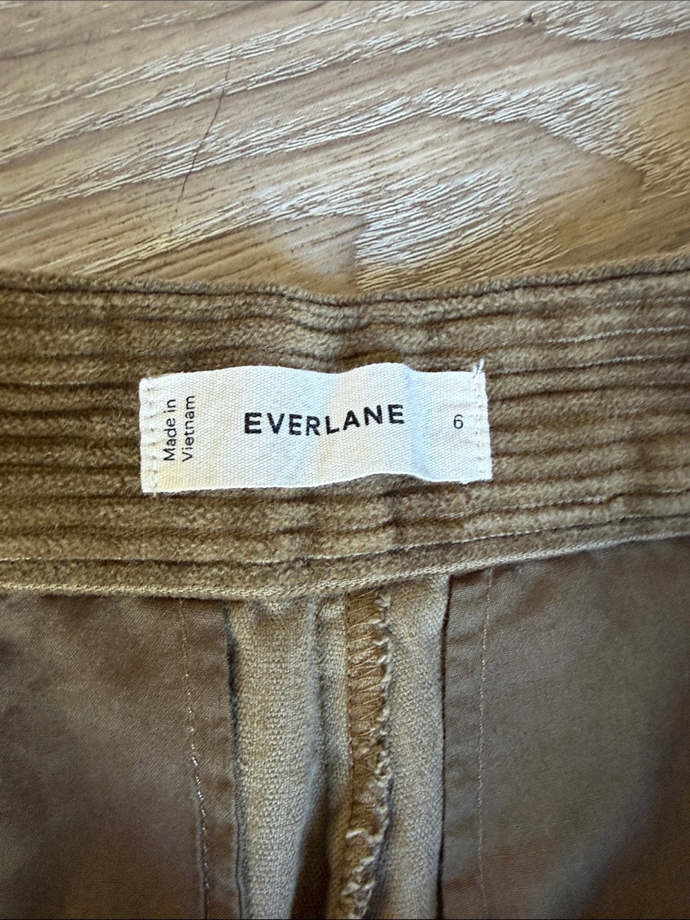 Everlane Women’s Corduroy Olive Green Organic Cotton Pants Size: 6 - Picture 2 of 11